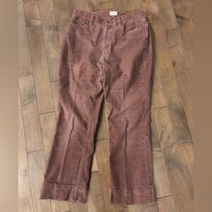 L.L. Bean Ladies Corduroy Pants in Rich Brown